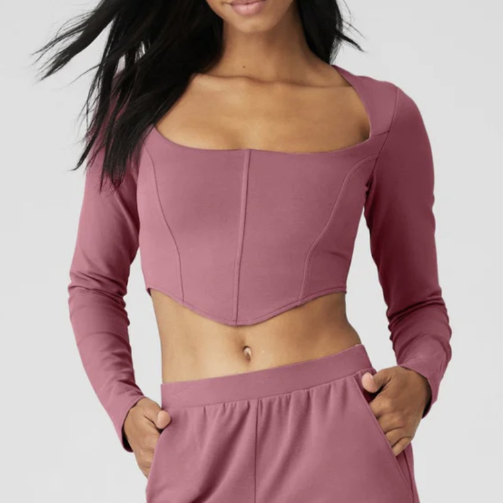 ALO Yoga Long Sleeve Crop Top